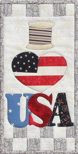 Back of the I love USA Downloadable Pattern by Patch Abilities - Patterns