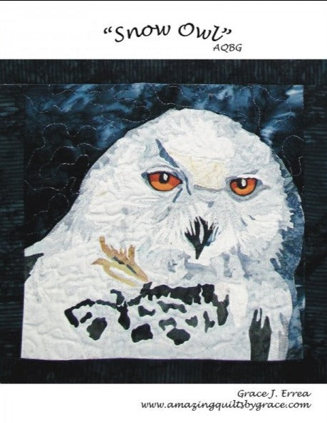 The Eyes Have It - Snow Owl Downloadable Pattern by Amazing Quilts By Grace