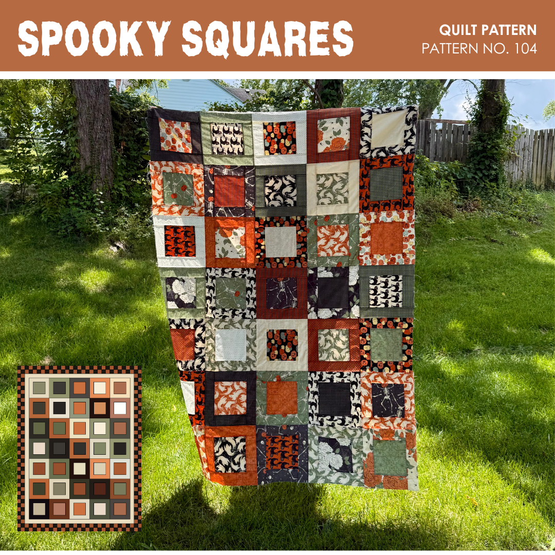 Spooky Squares Downloadable Pattern by Doman Design