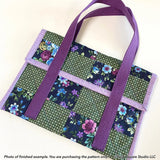 Flap Top Tablet Tote Downloadable Pattern by Tulip Square Patterns