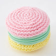 Tiny pouch crocheted with embroidery floss (Colourful Macaron) by Lecien Japan, Inc.