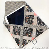 Envelope Style Tablet Tote Downloadable Pattern by Tulip Square Patterns