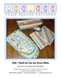 Quilt As You Go Oven Mitts Kitchen Pattern Downloadable Pattern by Tulip Square