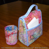 Quilted Lunch Bag & Beverage Cozy Downloadable Pattern by Tulip Square Patterns