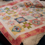 Tropical Two Block Lap Quilt Downloadable Pattern by Tulip Square