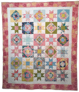 Tropical Two Block Lap Quilt Downloadable Pattern by Tulip Square