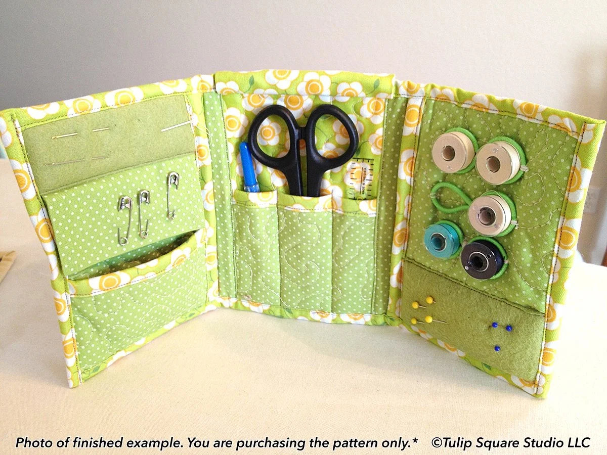 Tri Fold Sewing Caddy Downloadable Pattern by Tulip Square Patterns