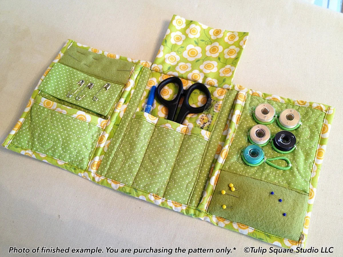 Tri Fold Sewing Caddy Downloadable Pattern by Tulip Square Patterns