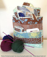 3 Piece Knitters Tote Set Downloadable Pattern by Tulip Square Patterns