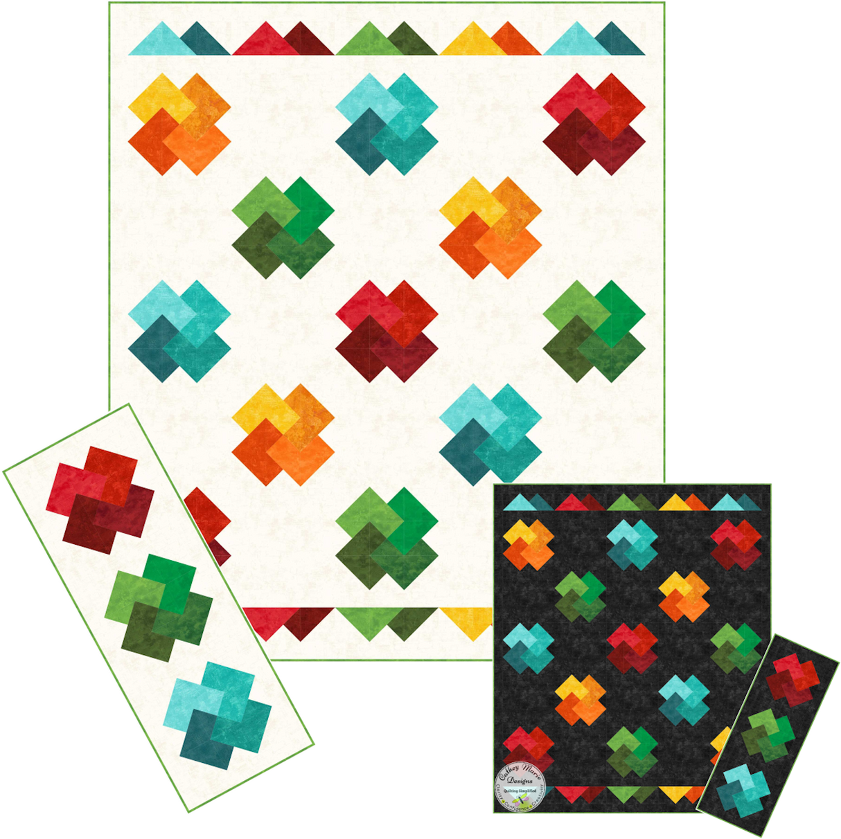 Card Shuffle Downloadable Pattern by Cathey Marie Designs