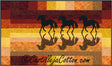 Horses at Sunset Downloadable Pattern by Castilleja Cotton