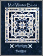 Mid Winter Blues BOM Downloadable Pattern by Whirligig Designs