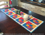 Swapped Squares Table Runner Downloadable Pattern by Tulip Square