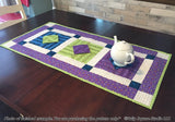 Floating Diamonds Table Runner Downloadable Pattern by Tulip Square