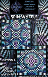 Spin Wheels Quilt Pattern by Kwilt Art