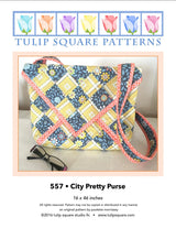 City Pretty Purse Downloadable Pattern by Tulip Square