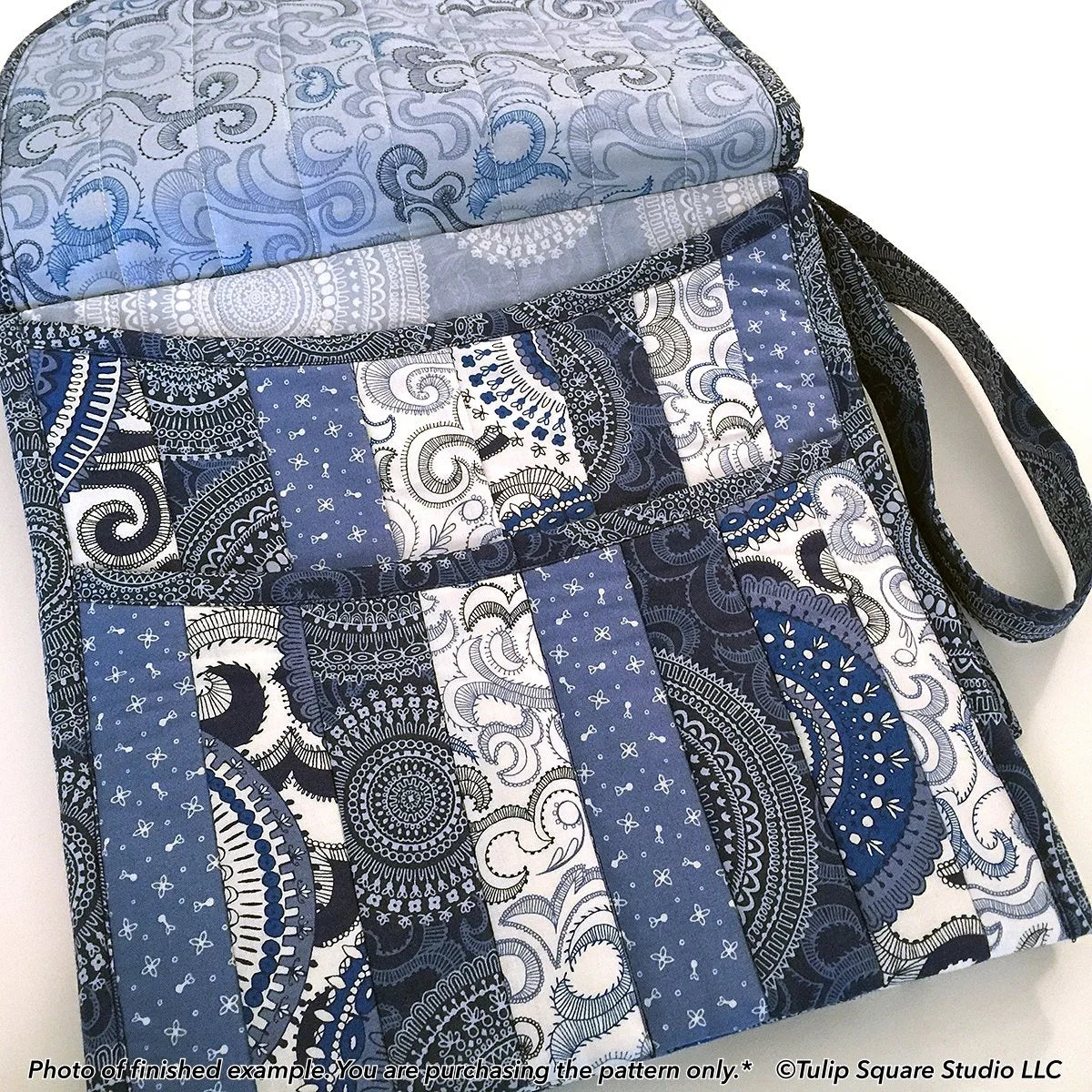 Saddle Bag Downloadable Pattern by Tulip Square Patterns