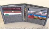 Quilted Bifold Wallet Downloadable Pattern by Tulip Square