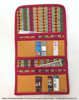 Clutch Style Wallet Downloadable Pattern by Tulip Square