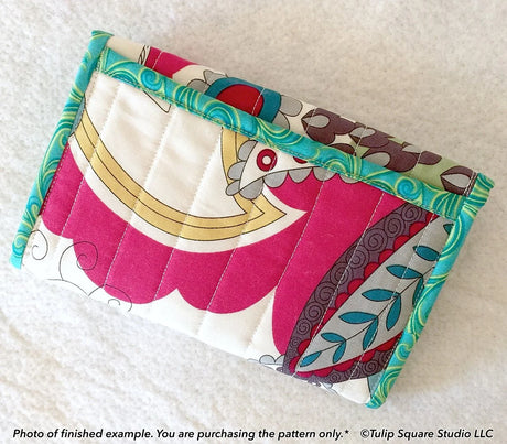 Clutch Style Wallet Downloadable Pattern by Tulip Square