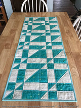 Asymmetric Angles Table Runner Downloadable Pattern by Tulip Square