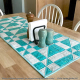 Asymmetric Angles Table Runner Downloadable Pattern by Tulip Square