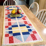 Retro Diner Table Runner Downloadable Pattern by Tulip Square Patterns