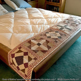 X & O Bed Runner Downloadable Pattern by Tulip Square Patterns