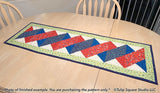 Ribbon Twist Gala Table Runner Downloadable Pattern by Tulip Square