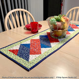 Ribbon Twist Gala Table Runner Downloadable Pattern by Tulip Square