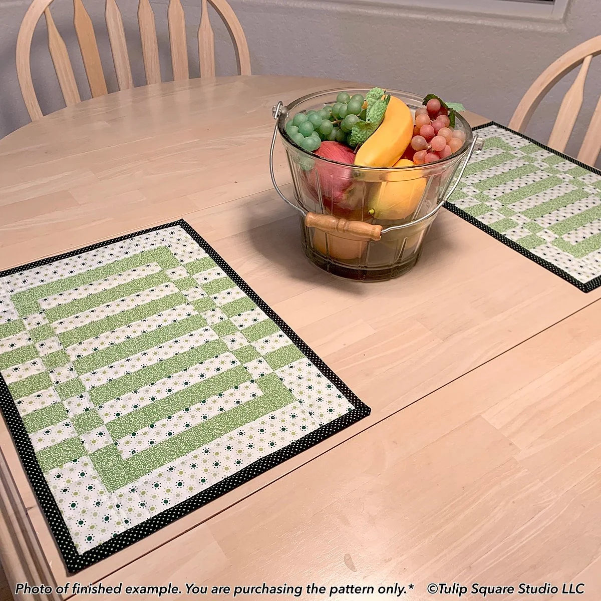 City Sidewalks Placemats Downloadable Pattern by Tulip Square