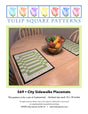 City Sidewalks Placemats Downloadable Pattern by Tulip Square