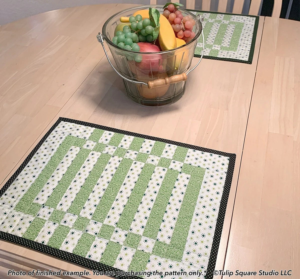 City Sidewalks Placemats Downloadable Pattern by Tulip Square