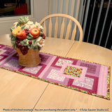 Floating Frames Table Runner Downloadable Pattern by Tulip Square