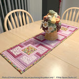 Floating Frames Table Runner Downloadable Pattern by Tulip Square