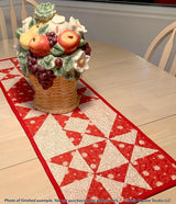 Bold Triangles Table Runner Downloadable Pattern by Tulip Square