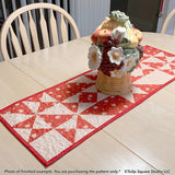 Bold Triangles Table Runner Downloadable Pattern by Tulip Square