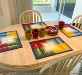 Four Square Meals Placemat Set Downloadable Pattern by Tulip Square Patterns