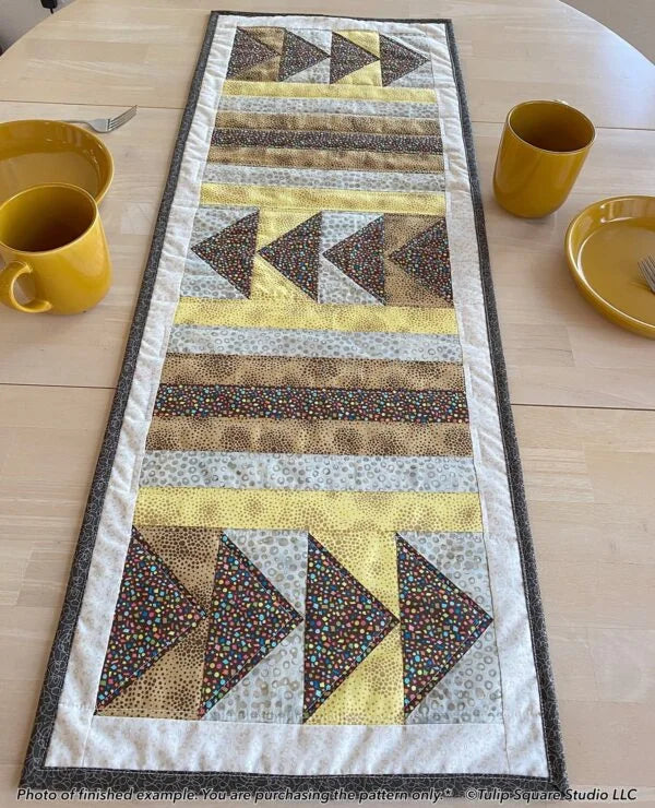 Airport Runway Table Runner Downloadable Pattern by Tulip Square Patterns