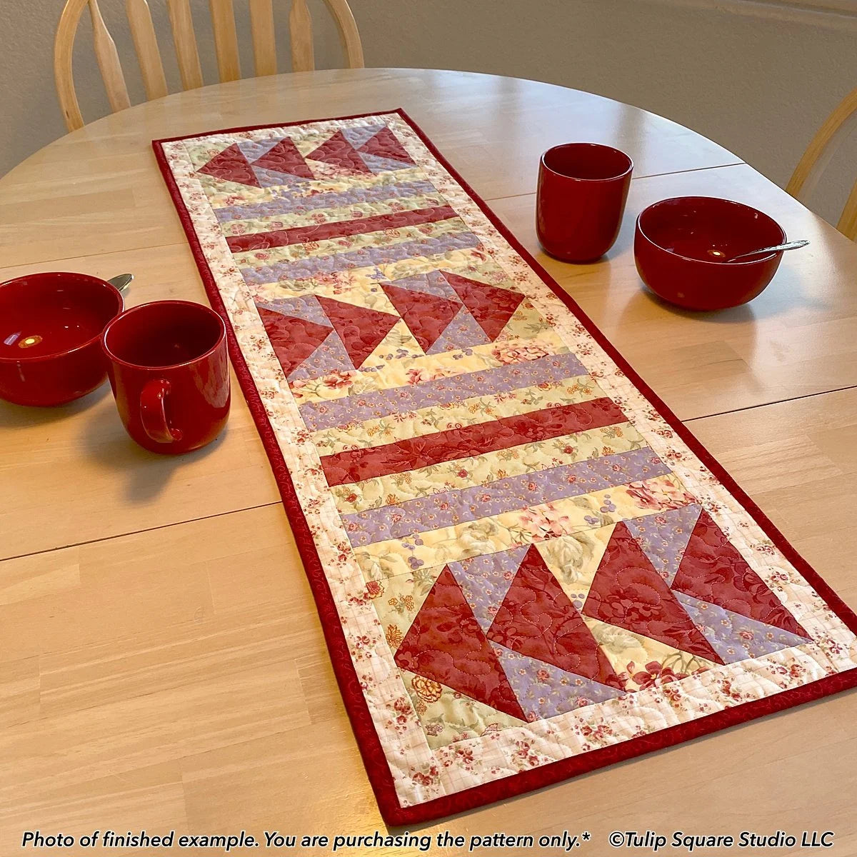 Airport Runway Table Runner Downloadable Pattern by Tulip Square Patterns