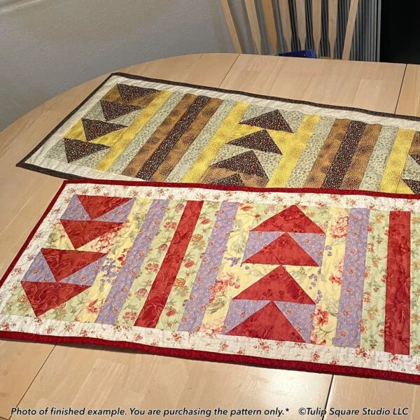 Airport Runway Table Runner Downloadable Pattern by Tulip Square Patterns