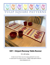 Airport Runway Table Runner Downloadable Pattern by Tulip Square Patterns