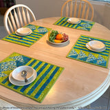 Stripes and Angles Placemats Downloadable Pattern by Tulip Square