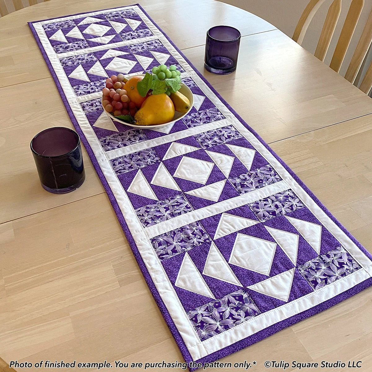 Regal Runner Downloadable Pattern by Tulip Square Patterns