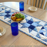 Pinwheel Pals Table Runner Downloadable Pattern by Tulip Square Patterns