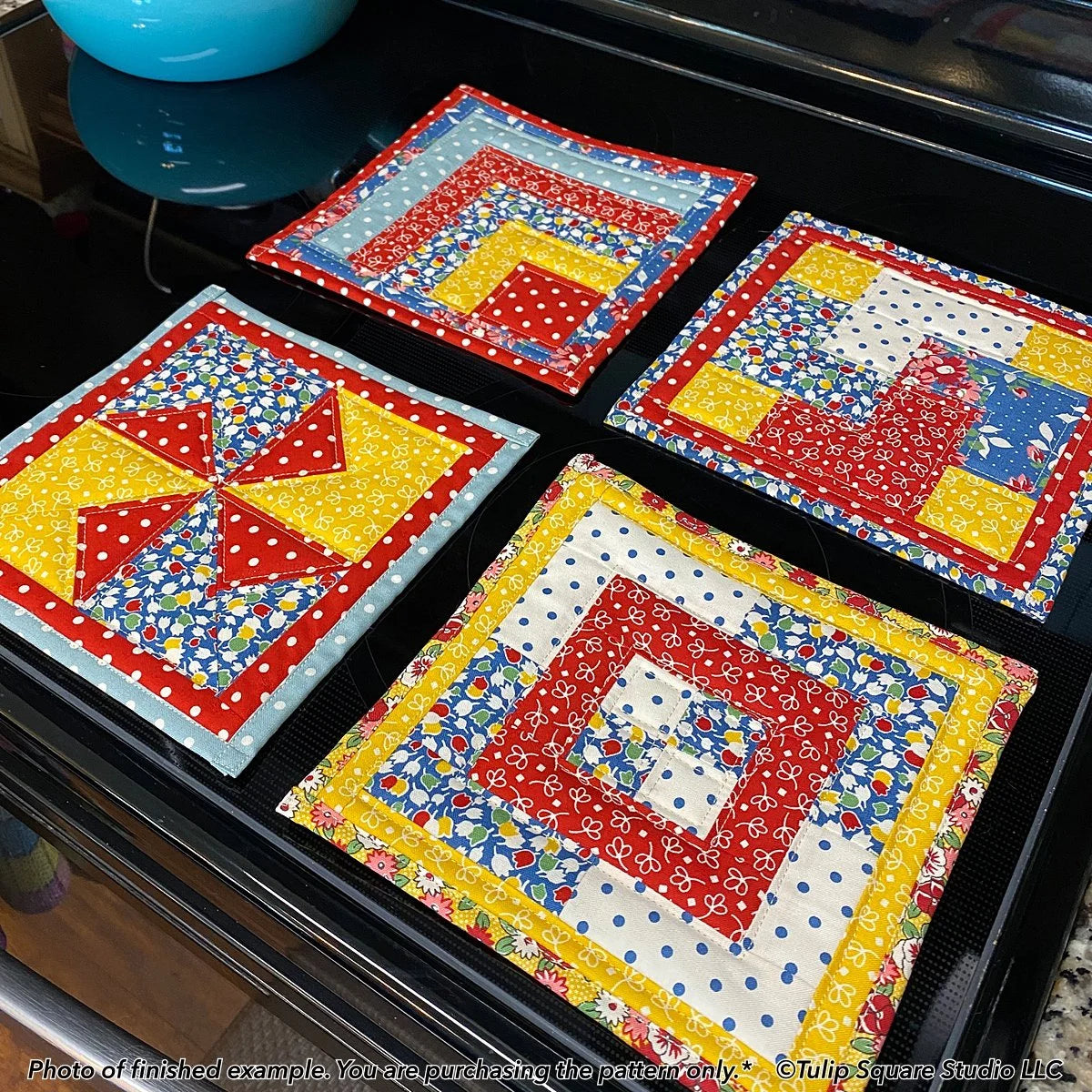 Potholders Kitchen Downloadable Pattern by Tulip Square