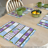 1-2-3-4 Blocks Placemats Downloadable Pattern by Tulip Square