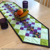 English Garden Table Runner Downloadable Pattern by Tulip Square Patterns