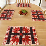 Snazzy Squares Placemats Downloadable Pattern by Tulip Square Patterns