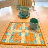 Snazzy Squares Placemats Downloadable Pattern by Tulip Square Patterns